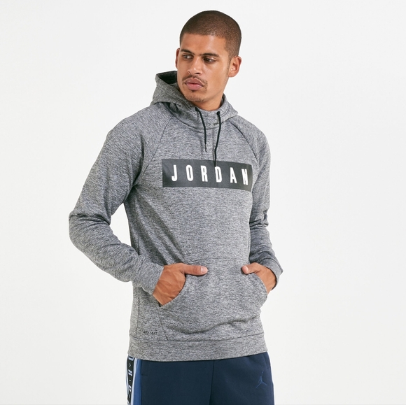 Jordan Men's 23 Alpha Therma Fleece Pullover Hoodie - Picture 2 of 11